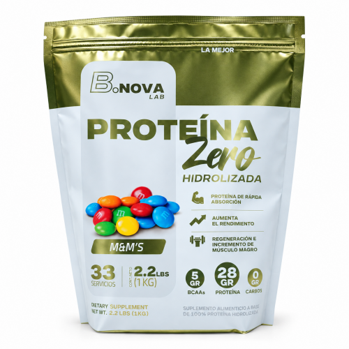 Proteína Zero Hidrolizada 1 kg (2.2LB)